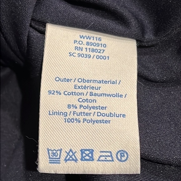 Boden Size 6 Navy Blue Rib Texture Stretch Sheath Dress Elsa - Picture 10 of 10